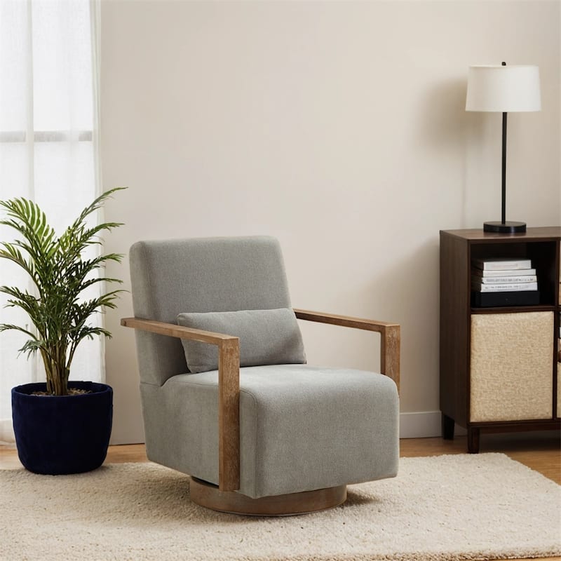 30.3"W Swivel Modern Upholstered Accent Chair,Lounge Reading Chair