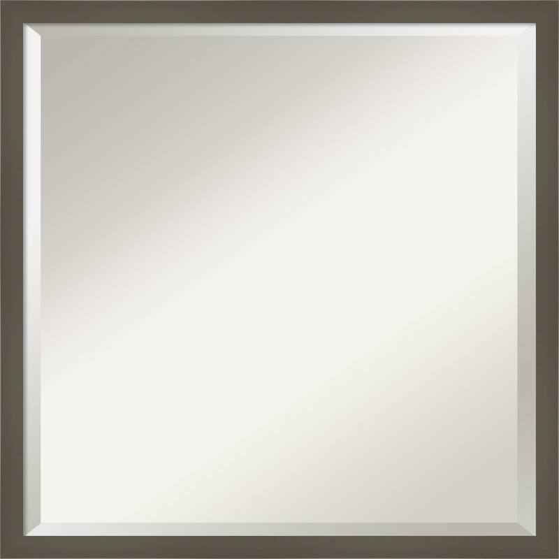Beveled Wood Wall Mirror - Svelte Frame