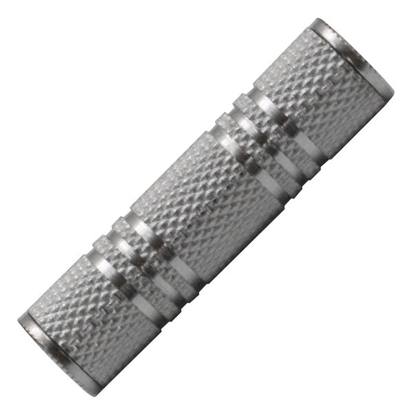Seismic Audio - 1/8" Female to 1/8" Female Coupler (Silver)