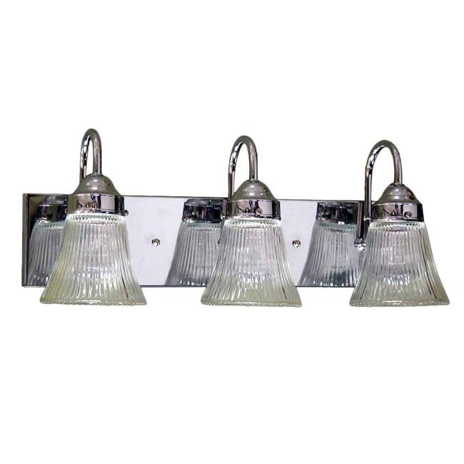 Volume Lighting V1523 Marti 3 Light 19" Width Bathroom Vanity Light - Chrome