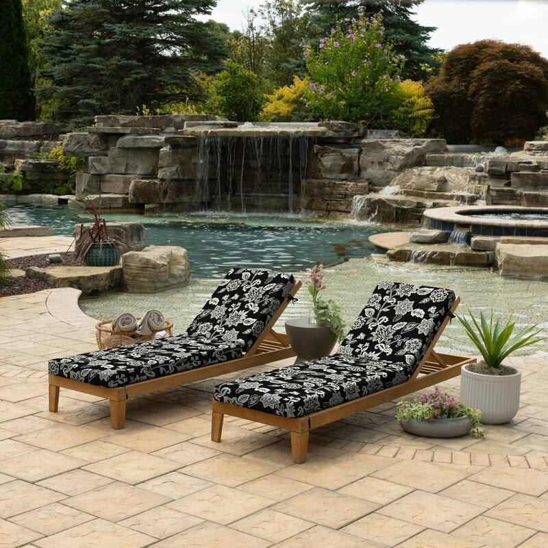 ARDEN Foam Outdoor Chaise Lounge Cushion, 21 x 72