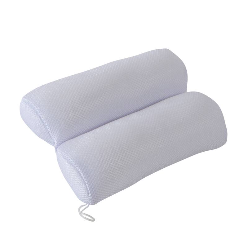 Bath Bliss Ultra Comfort Dual Chamber Bath Pillow - 11"x 7.5"x 2.75"