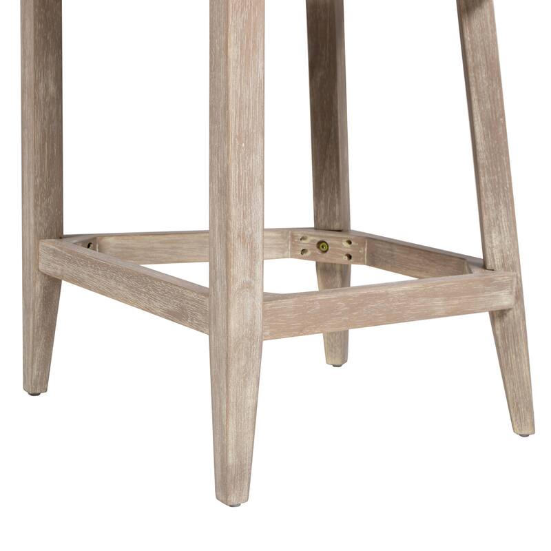 Newport 26.5" Curved Back Upholstered Counter Stool - 20.5"W X 21"D X 37"H