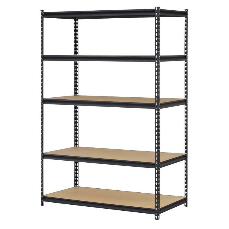 5 Tier Heavy Duty Storage Shelf Garage Shelving Unit Bookcase 2 Colors