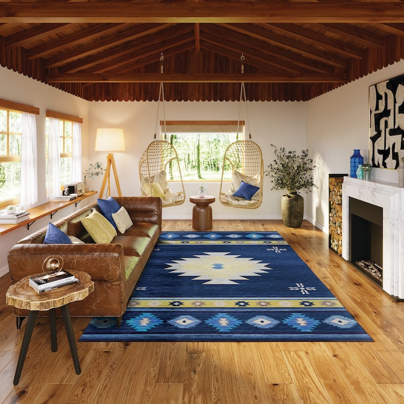 Indoor/ Outdoor Sonora Global Traditional Washable Rug
