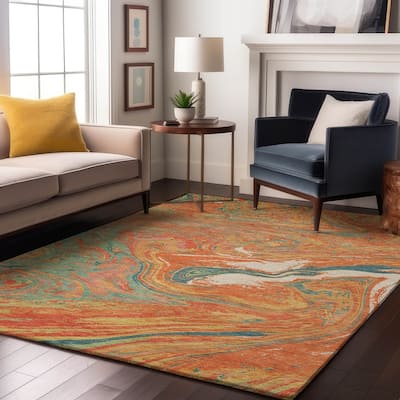 Premium Washable Super Soft Abstract Flow Mayfield Rug