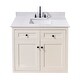 preview thumbnail 47 of 49, Altair Trento Bathroom Vanity Countertop in Aosta White Finish