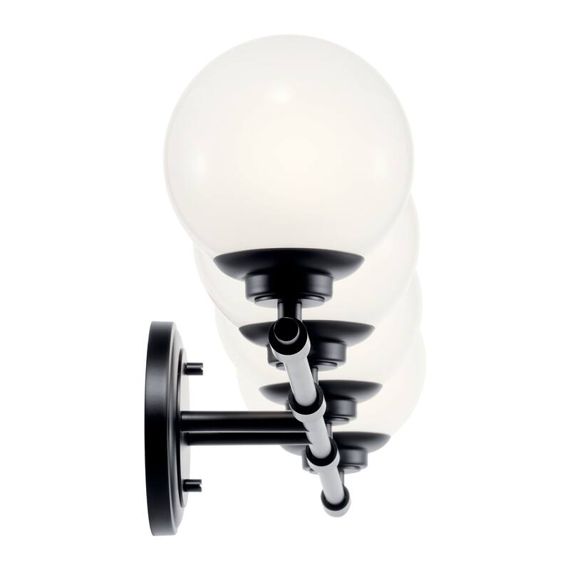 Benno 34 in. 4-Light Bathroom Vanity Light with Opal Glass