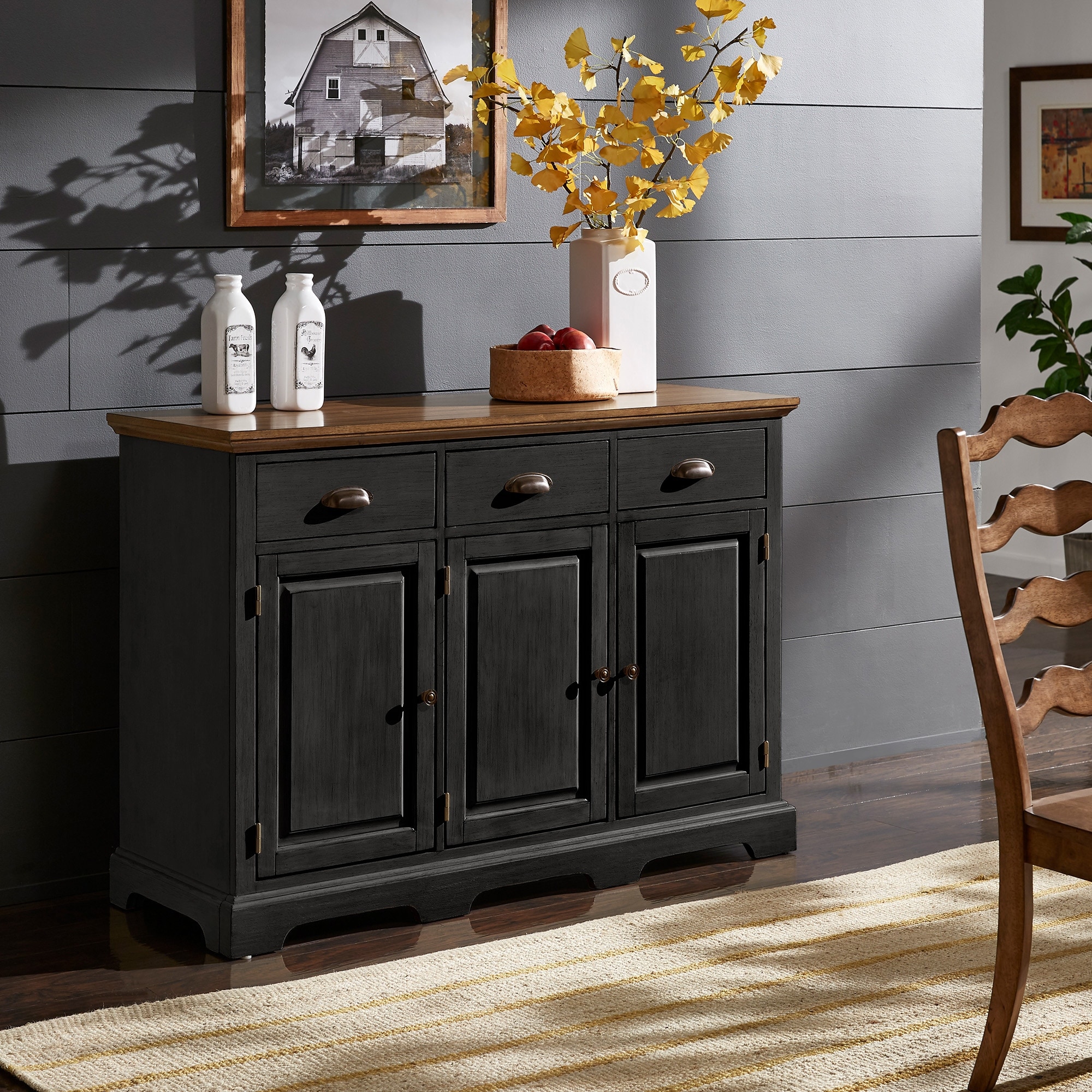 Eleanor Wood Cabinet Buffet Server by iNSPIRE Q Classic