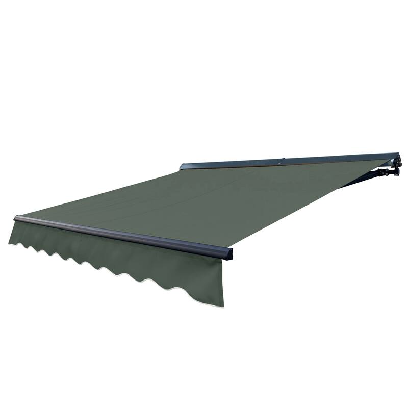 ALEKO Fabric Replacement for 10 x 8 feet Retractable Patio Awning Green