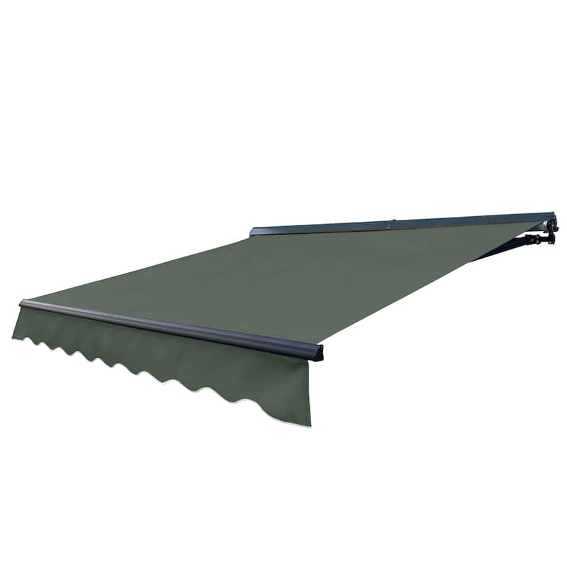 ALEKO Fabric Replacement for 13 x 10 feet Retractable Patio Awning Green