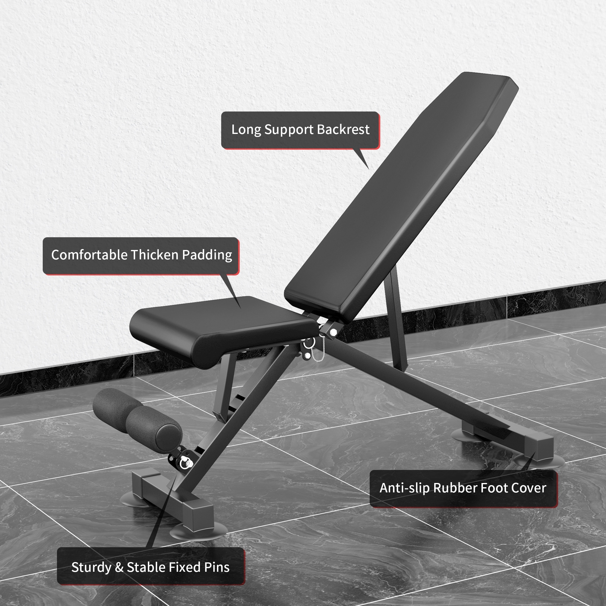 Zenova adjustable discount weight bench