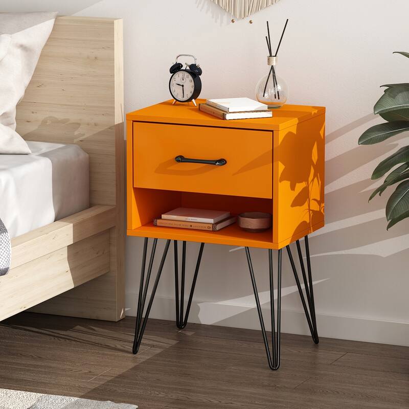 1-drawer Modern Nightstand
