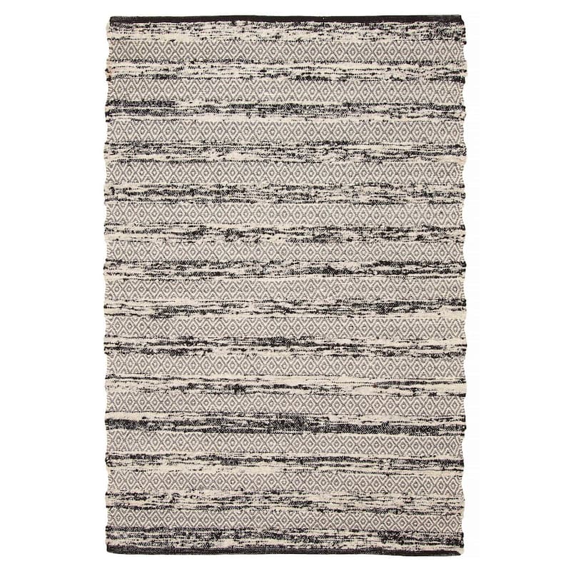 Sienna Grey Rug 5'1" x 7'9" - 5'1 x 7'9 - Dark Grey - 5'1 x 7'9
