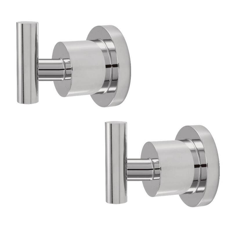 Kingston Brass Concord Single Robe Hook - Set of 2 - Polished Chrome