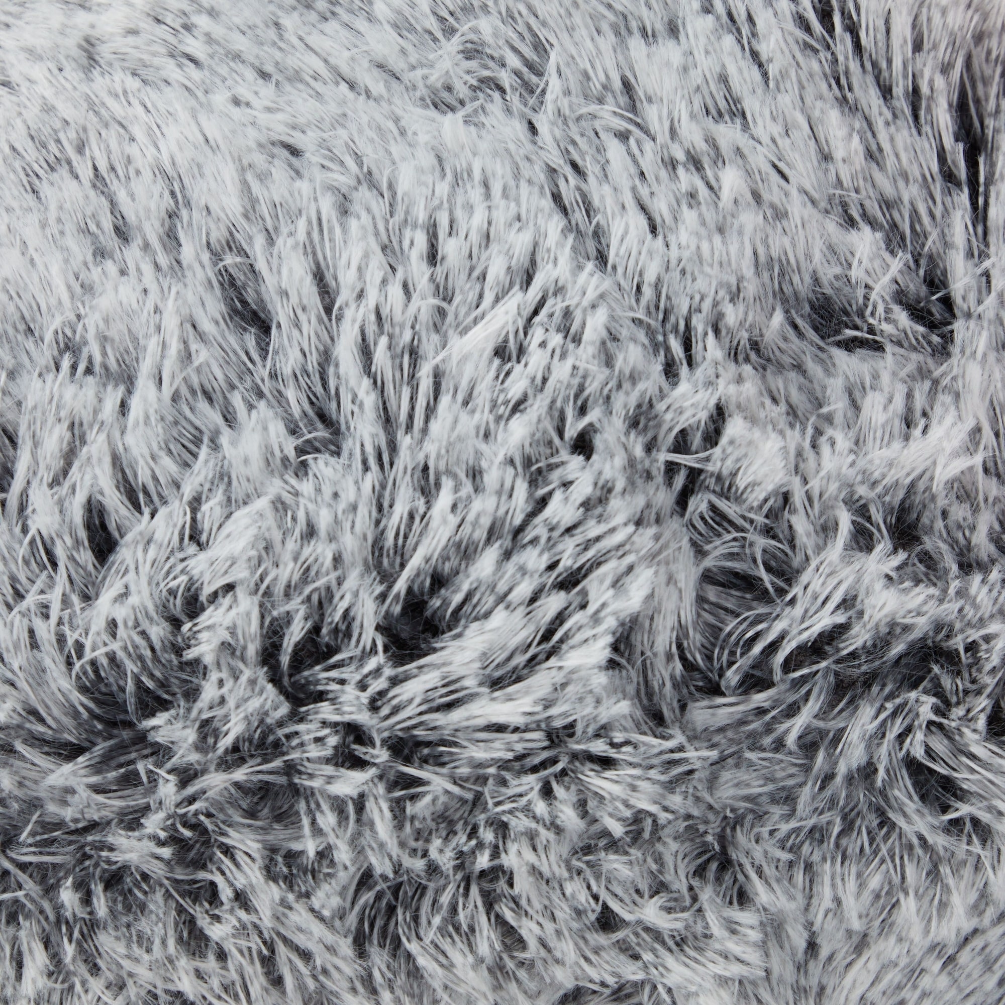 Grey Faux Fur Throw Pillow Covers Fuzzy Home Decor 18 x 18 Inches 2 Pack On Sale Bed Bath Beyond 36308441