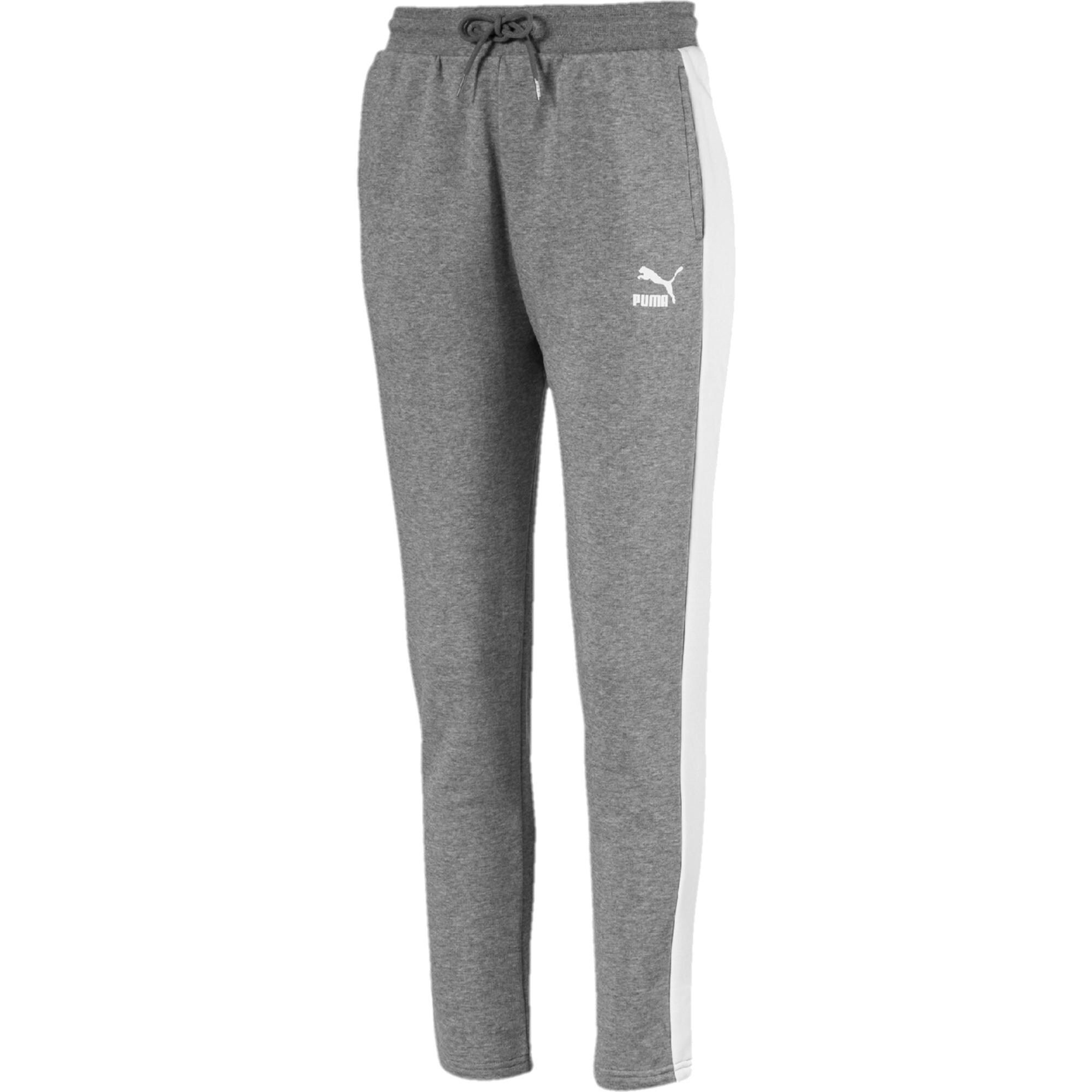 puma track pants grey