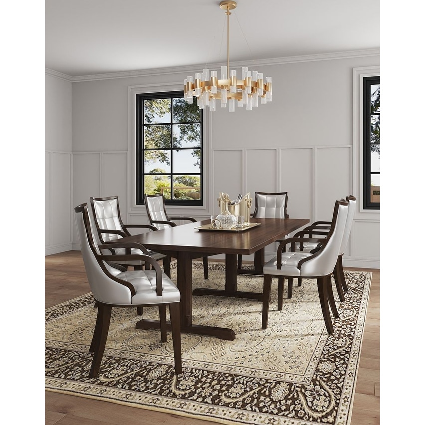 Manhattan Comfort Fifth Avenue Wood Upholstered Dining Chair