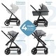 preview thumbnail 16 of 27, Mompush Meteor2 Baby Stroller 2-in-1 with Newborn Mode, Compatible with Infant Car Seat Adapter Included