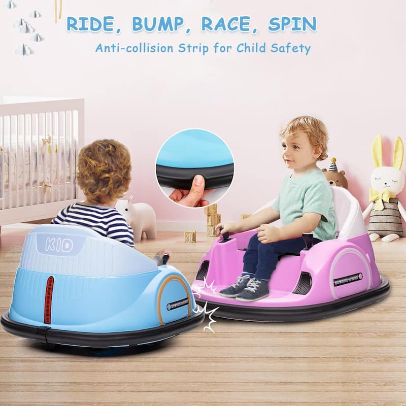 12V Kids Ride On Bumper Car Toddlers Electric Bumping Car