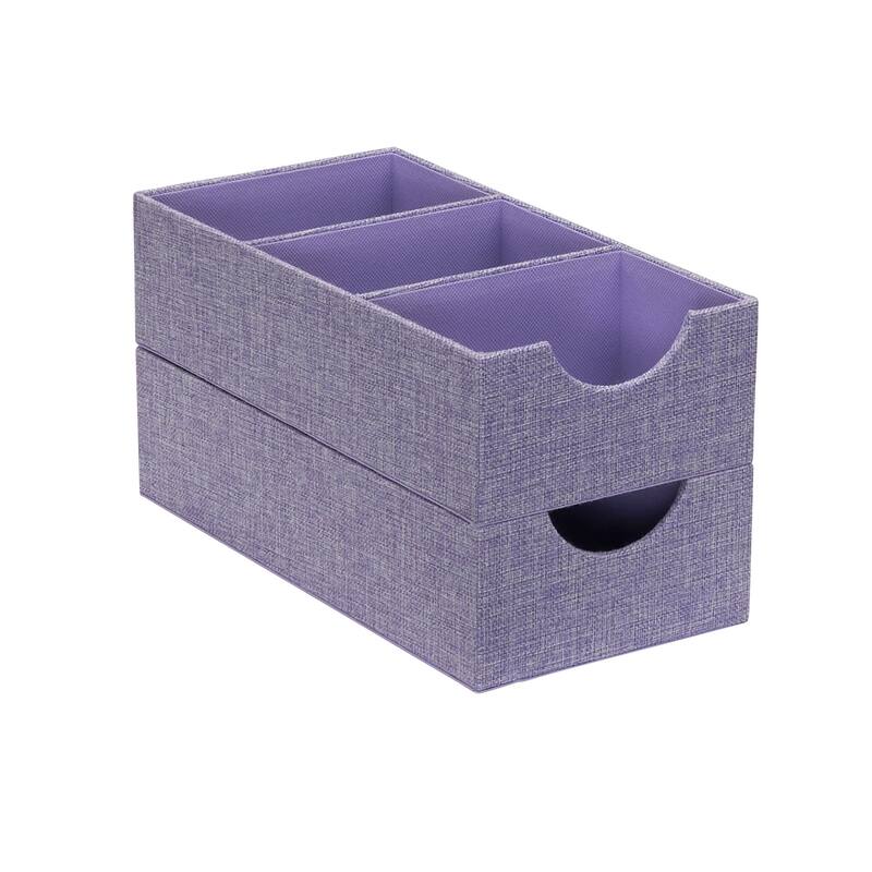 Household Essentials 3-Compartment Drawer Organizers