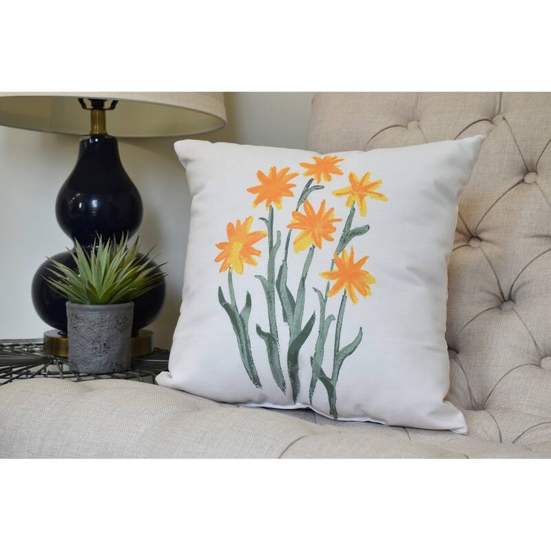 20 x 20 inch Daffodils Decorative Pillow