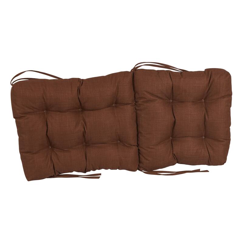 Multi-section Tufted Outdoor Seat/Back Chair Cushion (Multiple Sizes)