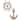 CoTa Global Baja Beach Wall Decor Anchor and Ship Wheel Set with Ropes - 18 Inches
