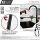 preview thumbnail 6 of 54, STYLISH Kitchen Sink Faucet Single Handle Pull Down Dual Mode Stainless Steel Polished