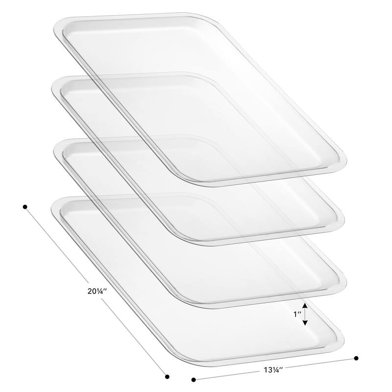 4Tier Commercial Acrylic Bakery Display Case Pastry Donuts Desserts - 4 Tier