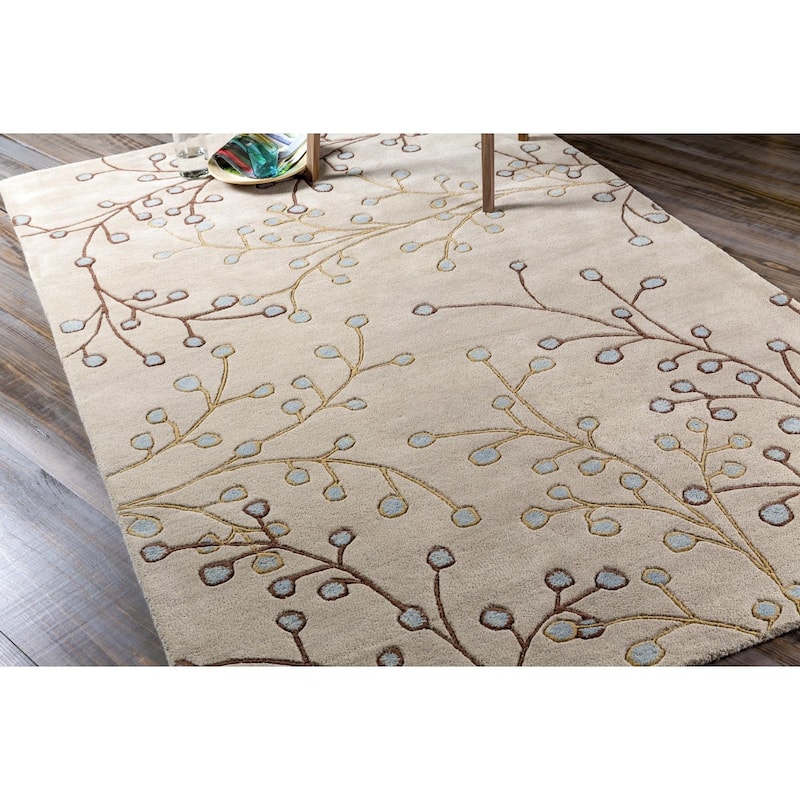 Livabliss Athena French Country Floral & Botanical Hand Tufted Area Rug