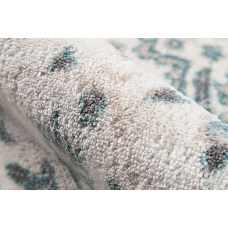 Momeni Brooklyn Heights Polyester Blend Traditional Medallion Area Rug