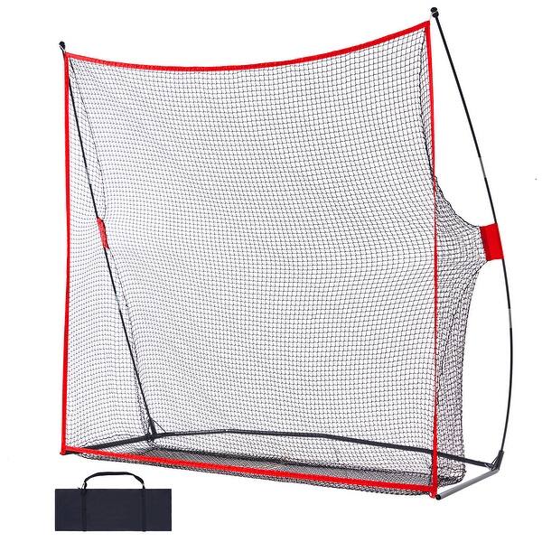slide 2 of 21, Golf Practice Hitting Net, Huge Personal Driving Range for Indoor or Outdoor Use, Portable Home Golf Aid Net 7.8x7ft