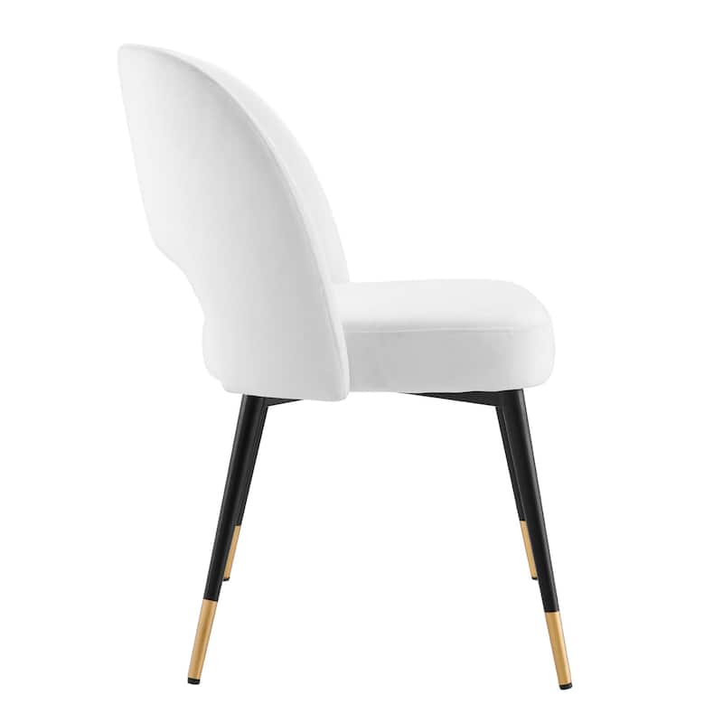 Rouse Performance Velvet Dining Side Chairs (Set of 2)