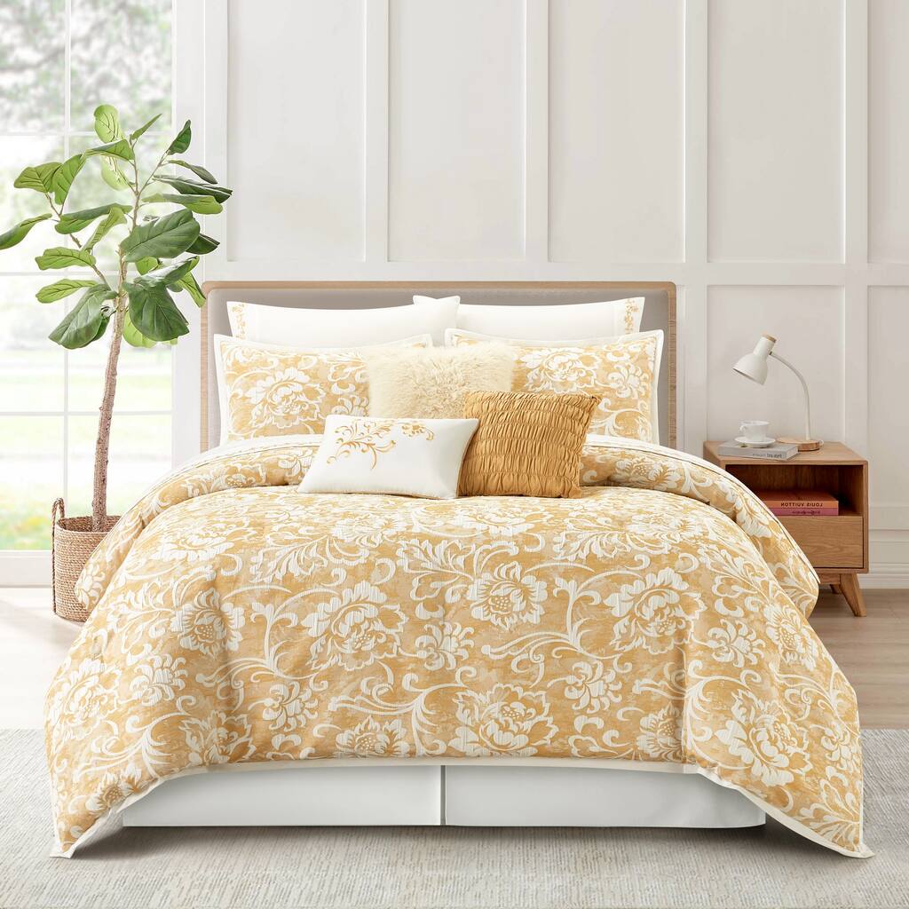 Nanshing Shiloh 11 Piece Floral Comforter Set