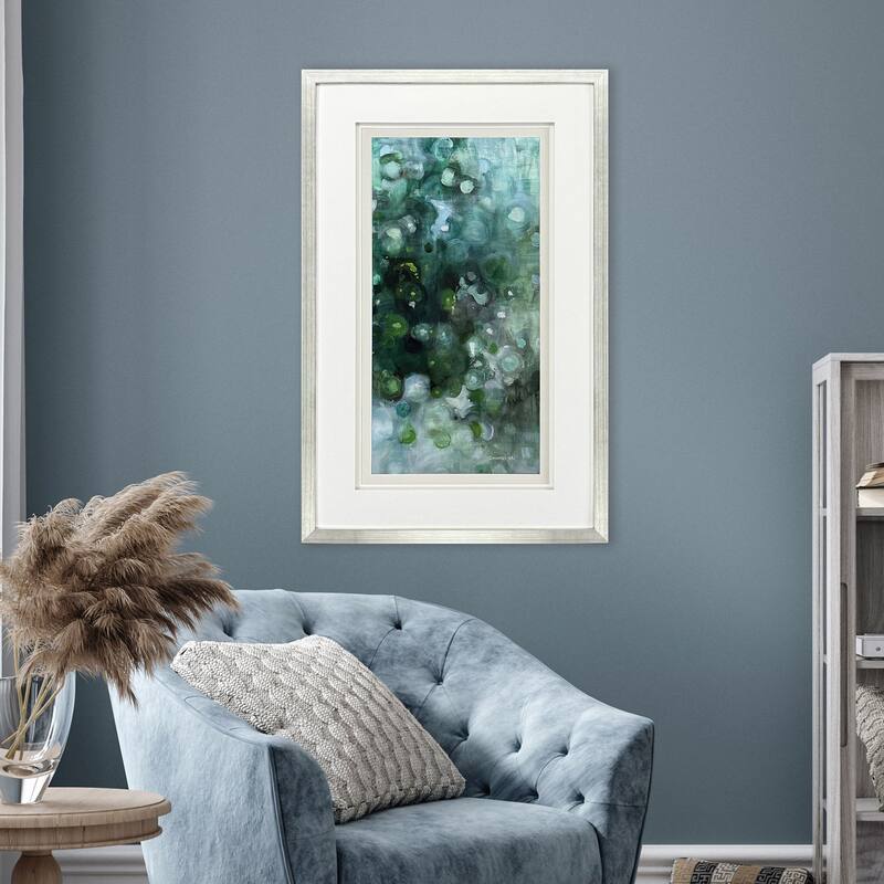 Paragon Emerald Constellation II Framed Art - Wood