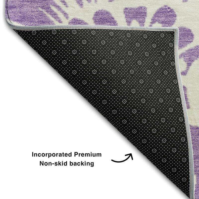 Premium Washable Super Soft Modern Floral Mayfield Rug