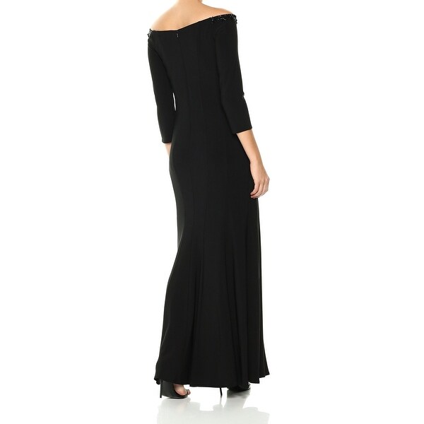 alex evening off the shoulder gown