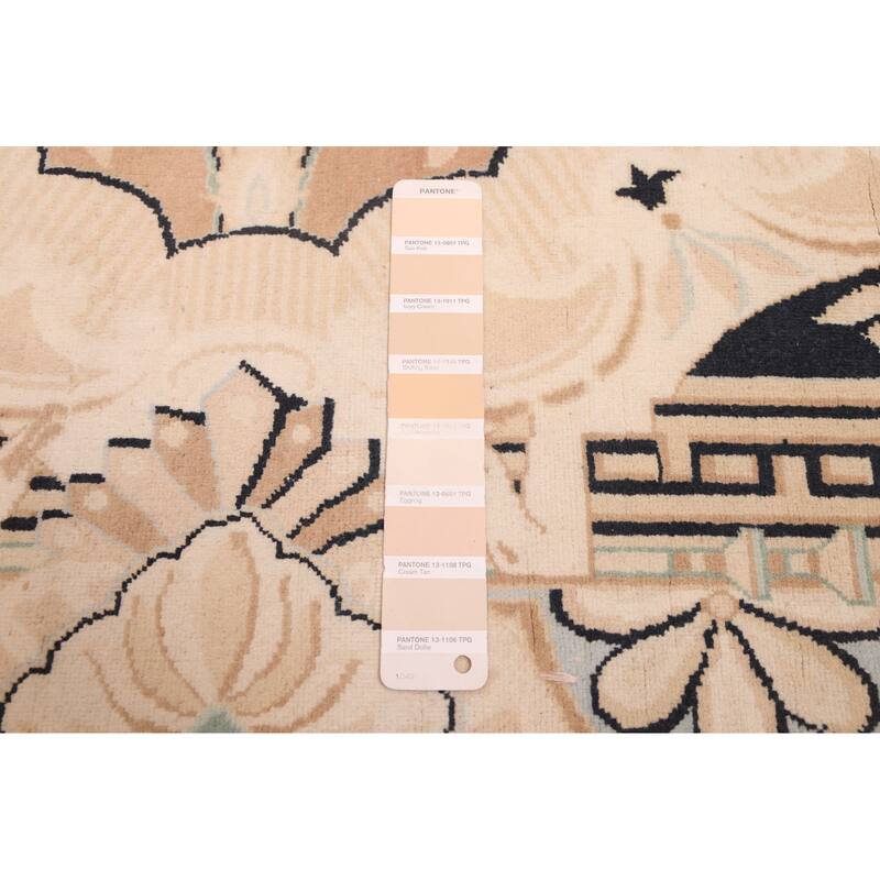 ECARPETGALLERY Hand-knotted Pako Persian 18 Of 20 Ivory Wool Rug - 9'0 x 12'4