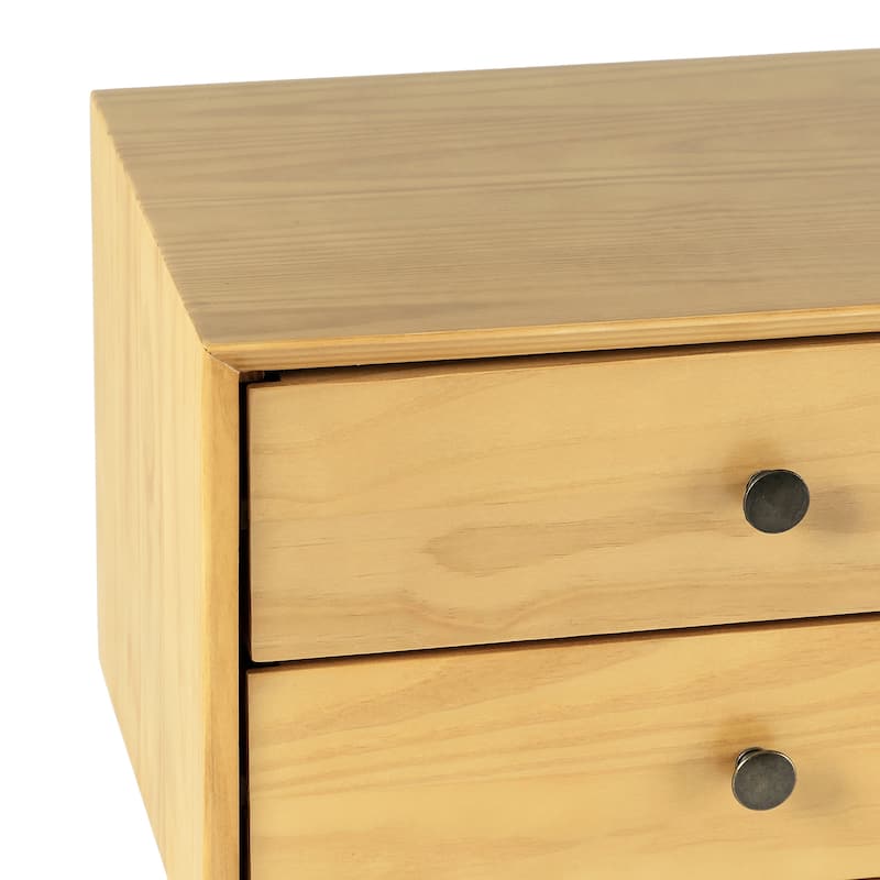 Middlebrook Mid-Century Modern Solid Wood 2-Drawer Nightstand