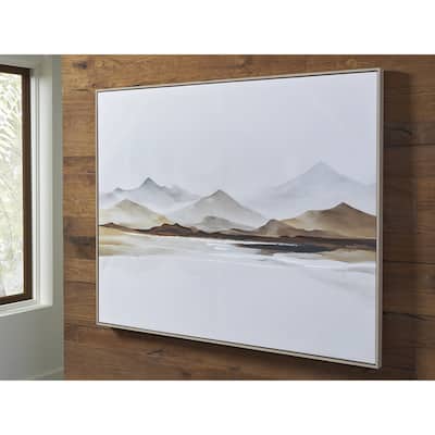 Signature Design by Ashley Karalen Brown/White Wall Art