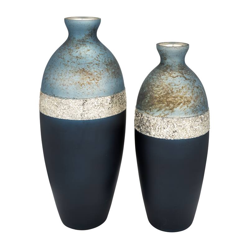 Sagebrook Home Modern Neutral Glass Vase