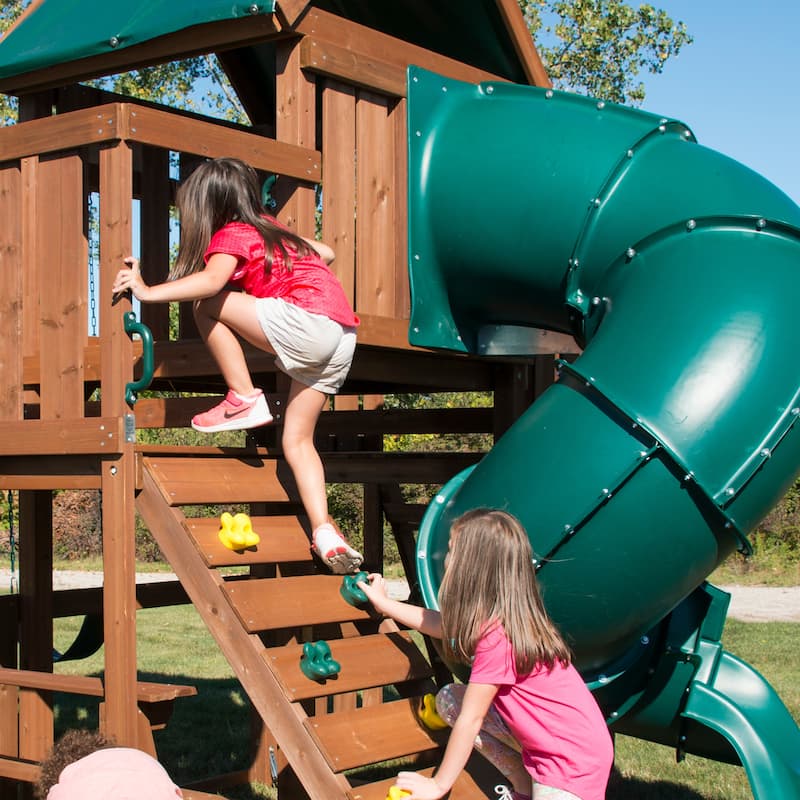 Swing-N-Slide Denali Tower Wood Outdoor Swing Set