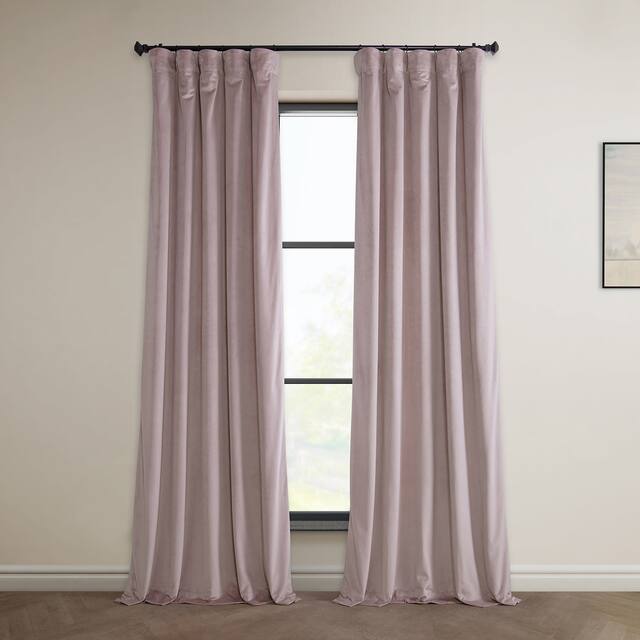 Exclusive Fabrics Heritage Plush Velvet Curtain (1 Panel)
