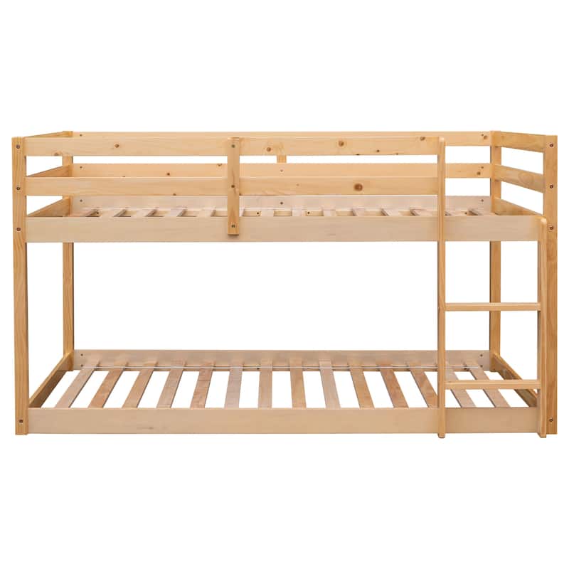 Twin over Twin Floor Bunk Bed