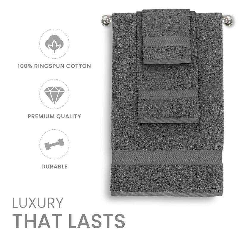 Martex Ringspun Cotton Towel Set Quick Dry Soft Absorbent Lightweight