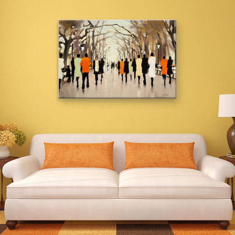 Poet Walk by Lorraine Christie Canvas Art Print