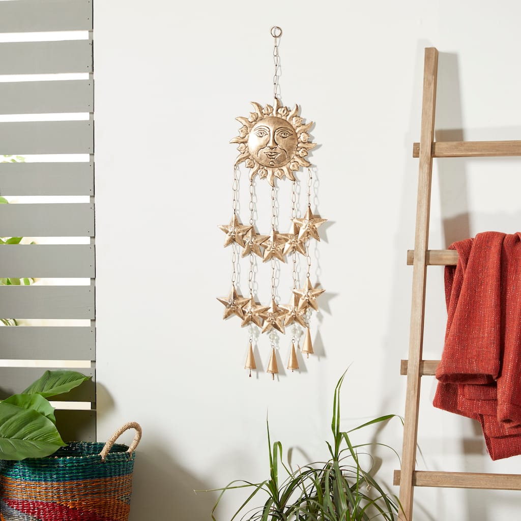 Iron Eclectic Windchime 35 x 14 x 1