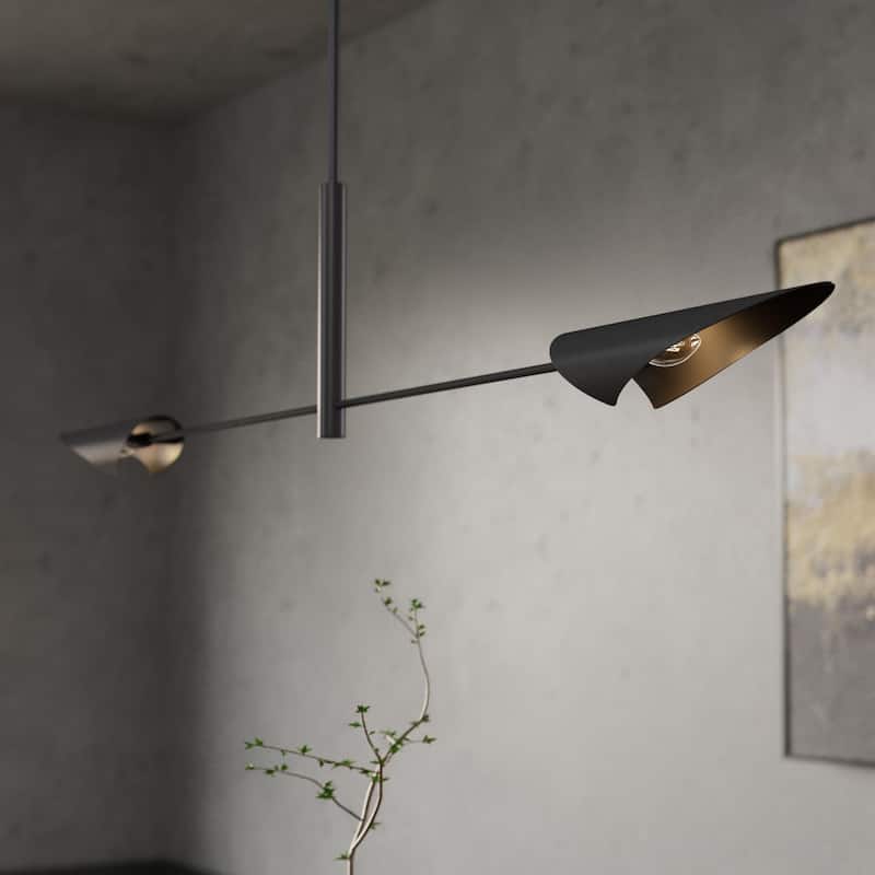 Hunter Merian Chandelier - 2-Light