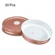 preview thumbnail 3 of 7, 30Pcs 70mm Tinplate Mason Jar Lids Regular Mouth with Straw Hole